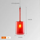 Axyaa Glass Cup LED Pendant Lamp Home Decoration Lighting