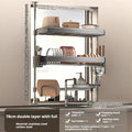 Axyaa Over Sink Dish Drying Rack & Organizer Shelf - Adjustable Multifunctional Storage