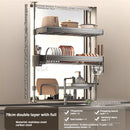 Axyaa Over Sink Dish Drying Rack & Organizer Shelf - Adjustable Multifunctional Storage