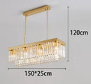 Axyaa Crystal Chandelier Pendant Light for Living Room Dining Room Luxury Lighting