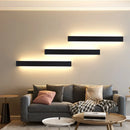 Axyaa Modern LED Wall Lights - Black-White Indoor Rectangle Lamps