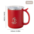 Axyaa Double Wall Insulated Stainless Steel Coffee Mug with Handle