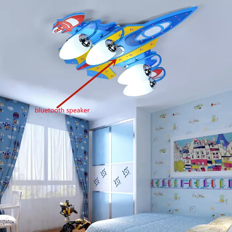 Axyaa Bluetooth Speaker Lamp: Baby to Teen Room Chandelier