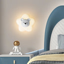 Axya LED Star Moon Bear Bunny Wall Lamp for Bedroom Study Living Hallway Nursery