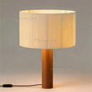 Axyaa Wabi Sabi Solid Wood Table Lamps for Living Room Bedroom Nightstand