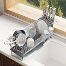 Axyaa Dish Drying Rack with Drainboard and Utensil Holder