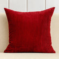 Axyaa Corduroy Striped Cushion Cover for Home Decor