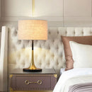 Axyaa Luxury Nordic Bedroom Desk Lamp with Button Switch