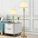 Axyaa Modern LED Dimmer Floor Lamps | Ceramic Decorative Design for Living Room