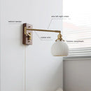 Axyaa Modern Rotating Wall Lamp Sconce LED Light for Bedroom Living Room