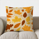 Autumn Leaves Pattern Throw Pillow Cover for Sofa, Bedroom, Car - Axyaa