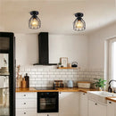 Axyaa Modern Iron Cage Ceiling Light for Home Decor with E27 Socket