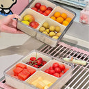 Axyaa Portable Fruit & Snack Storage Box: Home Living Room Refrigerator Sealed Bento Box