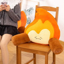 Axyaa Lumbar Support Cushion for Office, Car, Sofa - Flame Pattern, Comfortable Sitting Experience