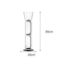 Axyaa Glass LED Pendant Light - Modern Transparent Luminaires for Indoor Living and Dining Room