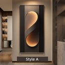 Axyaa Crystal Porcelain LED Wall Mural Lights for Porch Foyer Living Room Decor