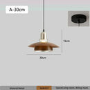 Axyaa Retro Metal LED Pendant Lights for Modern Dining Table Chandeliers