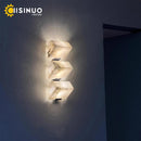 Axyaa Marble LED Wall Lamp - Modern Bedroom Light Fixture