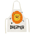 Axyaa Kitchen Apron: Fun Cartoon Design for Cooking, Baking, and Cleaning.