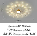 Axyaa Sunflower Chandelier LED Ceiling Light for Home Illumination
