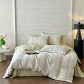 Axyaa Cotton Three-ply Gauze Queen Bedding Set - Soft & Breathable Duvet Cover Set