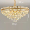 Crystal Living Room Chandelier by Axyaa | Luxury Pendant Light for Dining Room & Ceiling