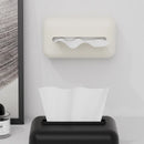 Axyaa Wall Mountable Tissue Box Holder - Automatic Lift, Waterproof, Reusable