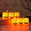 Axyaa Halloween LED Pumpkin Candle Light Skull Ghost Festival Decor
