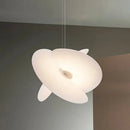Axyaa Nordic White Leaf Pendant Light for Living Room, Bedroom, Dining Room.
