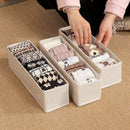 Axyaa Clothes Drawer Organizer Storage Box for Underwear, Socks, Bras, and T-Shirts