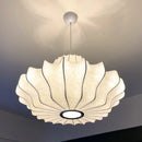 Axyaa French Silk Pendant Light Cream Chandelier