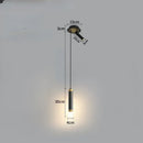 Axyaa Black Gold LED Pendant Light Chandelier for Living Room Bedroom