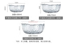 Axyaa Gold Rimmed Glass Bowls & Plates Set - Elegant Tableware for Desserts, Salad
