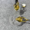 Axyaa Modern Glass Chandelier LED Pendant Lights for Home Decor