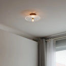 Nordic Modern Axyaa Glass LED Ceiling Lamp for Home Restaurant Balcony Lighting