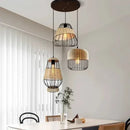 Axyaa Hemp Rope Weave Pendant Lights - Modern LED Living Room Dining Decor