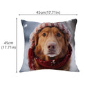 Axyaa Nordic Animal Cartoon Print Cushion Cover for Stylish Sofa Decor