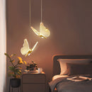 Axyaa Nordic Golden Butterfly LED Pendant Chandelier for Living Room & Bedroom