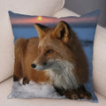 Axyaa Fox Pillowcase for Home, Office, Car Decor