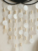 Axyaa Lotus Moon Hand-woven Wall Hanging with Acrylic Sequins