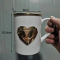 Axyaa Cartoon Ceramics Mug: Cute Coffee Milk Tea Cup Drinkware Gift
