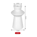 Axyaa White Flower Vase Modern Home Decor Dining Table Ornaments