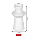 Axyaa White Flower Vase Modern Home Decor Dining Table Ornaments