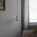 Axyaa Glass Ball LED Pendant Chandelier - Nordic Modern Hanging Light