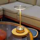 Axyaa Rechargeable Cordless LED Table Lamp with USB Chargers - Portable & Bright