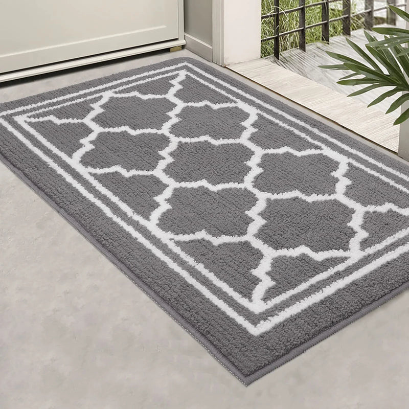 Axyaa Absorbent Anti-Slip Doormat - Indoor/Outdoor Floor Protector Rug