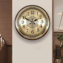 Axya Light Luxury Living Room Wall Clock - Simple & Elegant Pendulum Design