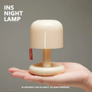 Axyaa Mushroom Style USB Rechargeable Mini Desktop Night Light
