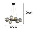 Axyaa LED Chandeliers for Modern Living Room Indoor Lighting