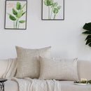 Axyaa Linen Decorative Cushion Covers for Sofa Living Room 45x45cm